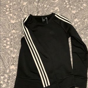 Adidas black crew neck